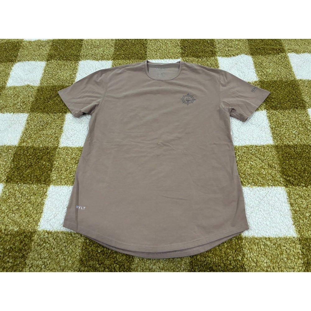 BYLT Premium Basics Drop Cut LUX Tee Seal Future Foundation Tan Mens Large L